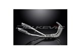 SUZUKI GSX1400 2001-2004 SCARICO COMPLETO DELKEVIC 4-2 SILENZIATORI TONDO IN CARBONIO DA 200 MM