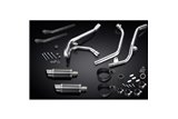 SUZUKI SV650 98-02 FULL 2-2 EXHAUST SYSTEM 200MM CARBON ROUND SILENCERS