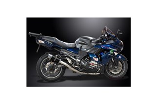 KAWASAKI ZZR1400 06-07 DECAT 4-2 SCARICO 200MM CARBONIO SILENZIATORI TONDO