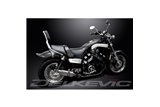 SISTEMA DI SCARICO COMPLETO YAMAHA V-MAX VMX1200 SILENZIATORI TONDO IN ACCIAIO INOX DA 200 MM