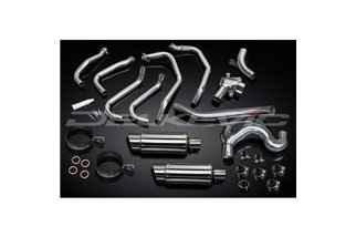 SISTEMA DI SCARICO HONDA VFR800 VTEC 2002-13 SILENZIATORI TONDO INOX DA 200 MM