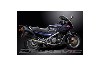 YAMAHA FJ1200 3CV 1988-90 SCARICO COMPLETO 4-2 SILENZIATORI TONDO INOX DA 200 MM