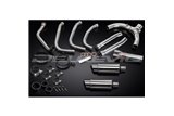 HONDA CB1100SF X11 1999-02 SCARICO COMPLETO 4-2 SILENZIATORI TONDO INOX DA 200 MM