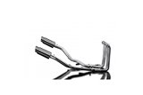 YAMAHA FJR1300 01-05 DECAT FULL 4-2 EXHAUST 200MM STAINLESS ROUND SILENCERS