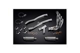 KAWASAKI ZZR1400 08-11 SISTEMA DI SCARICO 4-2 SILENZIATORI TONDO INOX DA 200 MM