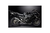 KAWASAKI ZZR1400 08-11 SISTEMA DI SCARICO 4-2 SILENZIATORI TONDO INOX DA 200 MM