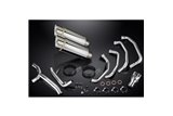 KAWASAKI ZZR1100 GPZ1100S 4-2 EXHAUST SYSTEM 200MM STAINLESS ROUND SILENCERS