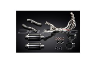 KAWASAKI ZZR400/600 1990-2009 FULL 4-2 EXHAUST SYSTEM 225MM CARBON SILENCERS