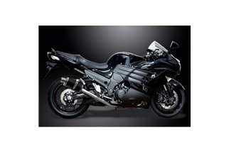 KAWASAKI ZZR1400 12-20 DECAT 4-2 SCARICO 225MM CARBONIO SILENZIATORI OVALI