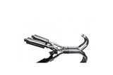 YAMAHA V-MAX VMX1200 FULL EXHAUST SYSTEM 350MM STAINLESS OVAL BSAU SILENCERS