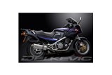 YAMAHA FJ1200 3CV 1988-90 SCARICO COMPLETO 4-2 SILENZIATORI BSAU OVALI INOX DA 350 MM