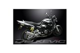 YAMAHA XJR1300 1998-06 SISTEMA DI SCARICO COMPLETO 4-2 SILENZIATORI OVALI IN ACCIAIO INOX DA 350 MM