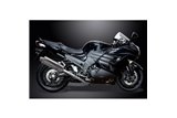 KAWASAKI ZZR1400 12-20 DECAT 4-2 SCARICO 350MM SILENZIATORI BSAU OVALI INOX