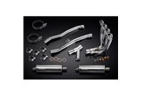 KAWASAKI ZZR1400 08-11 SISTEMA DI SCARICO 4-2 350MM SILENZIATORI BSAU OVALI INOX