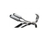 KAWASAKI ZZR400 ZZR600 1990-09 FULL EXHAUST 4-2 343MM X-OVAL TITANIUM SILENCERS