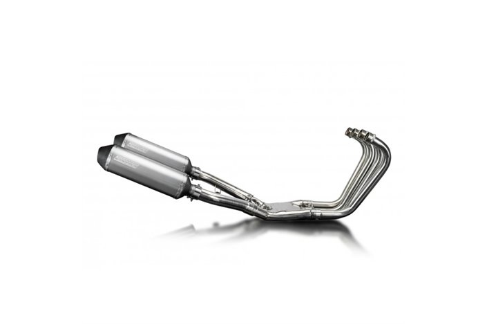 YAMAHA FJ1100 1984-1985 COMPLETE EXHAUST 4-2 343MM X-OVAL TITANIUM SILENCERS