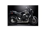 KAWASAKI Z900RS Z900SE 2018-2024 FULL EXHAUST SYSTEM 350MM CARBON OVAL SILENCER