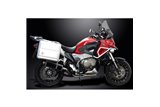 HONDA VFR1200X 12-19 DECAT SCARICO COMPLETO 4-1 SILENZIATORE BSAU OVALE IN CARBONIO DA 350 MM