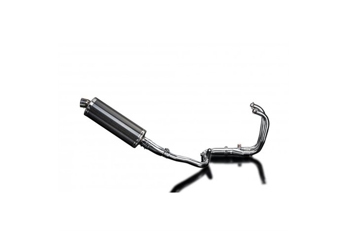 KAWASAKI VERSYS-X 300 2017-2023 FULL EXHAUST 2-1 350MM OVAL CARBON SILENCER