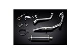 SISTEMA DI SCARICO COMPLETO HONDA CRF250L 2017-2020 SILENZIATORE BSAU OVALE IN CARBONIO DA 350 MM