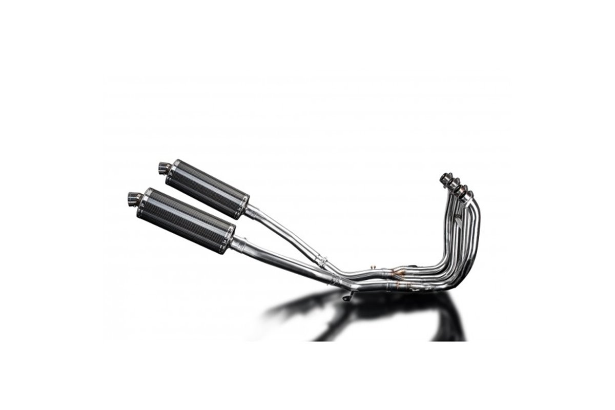 SUZUKI GSX1300R HAYABUSA 08-20 4-2 EXHAUST SYSTEM 350MM CARBON OVAL BSAU