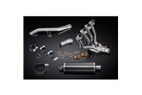 KAWASAKI GTR1400 07-20 COMPLETE EXHAUST SYSTEM 350MM OVAL CARBON SILENCER