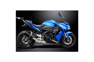 SUZUKI GSX-S1000F 2015-2020 350MM SCARICO COMPLETO SILENZIATORE OVALE IN CARBONIO BSAU