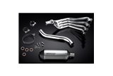 HONDA CBR650F CB650F 14-18 SISTEMA DI SCARICO COMPLETO 260MM SILENZIATORE TITANIO XOVAL