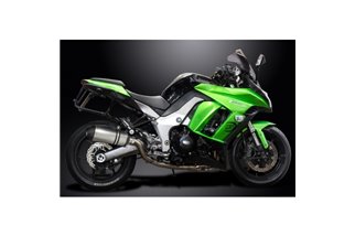 KAWASAKI Z1000SX Z1000 2010 SISTEMA DI SCARICO COMPLETO 260MM TITANIO XOVAL SILENCE