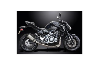 KAWASAKI Z900 17-19 SISTEMA DI SCARICO COMPLETO 260MM TITANIO XOVAL SILENZIATORE BSAU