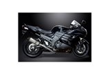 KAWASAKI ZZR1400 ZX14 2012-2023 SISTEMA DI SCARICO 4-1 260MM TITANIO X-OVAL BSAU