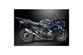 KAWASAKI ZZR1400 06-07 SISTEMA DI SCARICO 4-1 260MM TITANIO X-OVAL BSAU