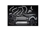 SISTEMA DI SCARICO HONDA VFR800 VTEC 2002-13 SILENZIATORI TRI BSAU INOX DA 320 MM