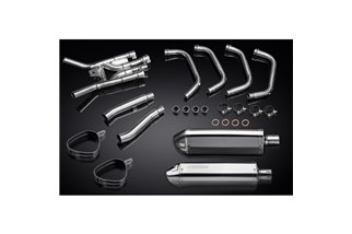 YAMAHA XJ900 DIVERSION 1994-03 FULL EXHAUST 320MM STAINLESS TRI SILENCERS