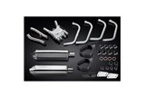 SISTEMA DI SCARICO COMPLETO YAMAHA XJR1200 4-2 SILENZIATORI TRI BSAU IN ACCIAIO INOX DA 320 MM