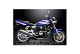 YAMAHA XJR1200 FULL 4-2 EXHAUST SYSTEM 320MM STAINLESS TRI BSAU SILENCERS