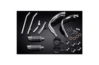 SUZUKI GSX1300R HAYABUSA 99-07 DECAT SCARICO COMPLETO 4-2 200MM CARBONIO TONDO