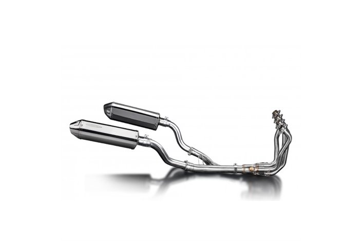 KAWASAKI Z1000SX Z1000 2010 FULL EXHAUST SYSTEM 320MM STAINLESS TRI SILENCER