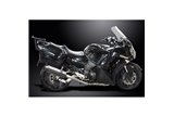 KAWASAKI GTR1400 07-20 SISTEMA DI SCARICO COMPLETO 42 320MM TRI-OVALE INOX S