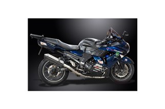 KAWASAKI ZZR1400 06-07 DECAT 4-2 SCARICO 320MM INOX TRI BSAU SILENZIATORI