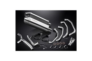 KAWASAKI ZZR1100 GPZ1100S 4-2 EXHAUST SYSTEM 320MM STAINLESS TRI BSAU SILENCERS