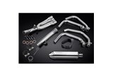 HONDA CBR600F 91-98 SISTEMA DI SCARICO COMPLETO 4-1 SILENZIATORE TRI BSAU INOX DA 320 MM