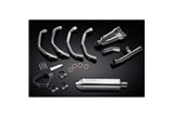 HONDA CBR600F 99-00 SISTEMA DI SCARICO COMPLETO 4-1 SILENZIATORE TRI BSAU INOX DA 320 MM