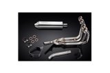 SISTEMA DI SCARICO COMPLETO YAMAHA YZF600R THUNDERCAT 320MM ACCIAIO INOX TRI TUTTI GLI ANNI