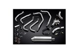 HONDA VFR800FI 98-01 SISTEMA DI SCARICO COMPLETO 320MM SILENZIATORE TRI BSAU INOX