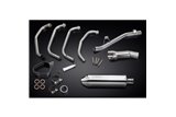 SUZUKI GSF650 BANDIT 05-07 SISTEMA DI SCARICO COMPLETO 320MM SILENZIATORE TRI BSAU INOX