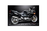 SUZUKI GSX600F 97-06 SISTEMA DI SCARICO COMPLETO 4-1 SILENZIATORE TRI BSAU INOX DA 320 MM