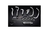 KAWASAKI NINJA 300 2013-19 SCARICO COMPLETO 2-1 SILENZIATORE TONDO IN CARBONIO DA 200 MM