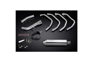 SUZUKI GSF650 BANDIT 07-14 SISTEMA DI SCARICO COMPLETO 320MM SILENZIATORE TRI BSAU INOX