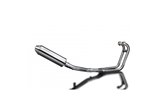 SUZUKI GS500 E/F 1989-2009 FULL 2-1 EXHAUST SYSTEM 320MM STAINLESS TRI SILENCER